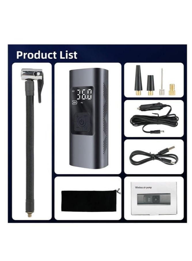 Electric tire pump with digital display - Image 1