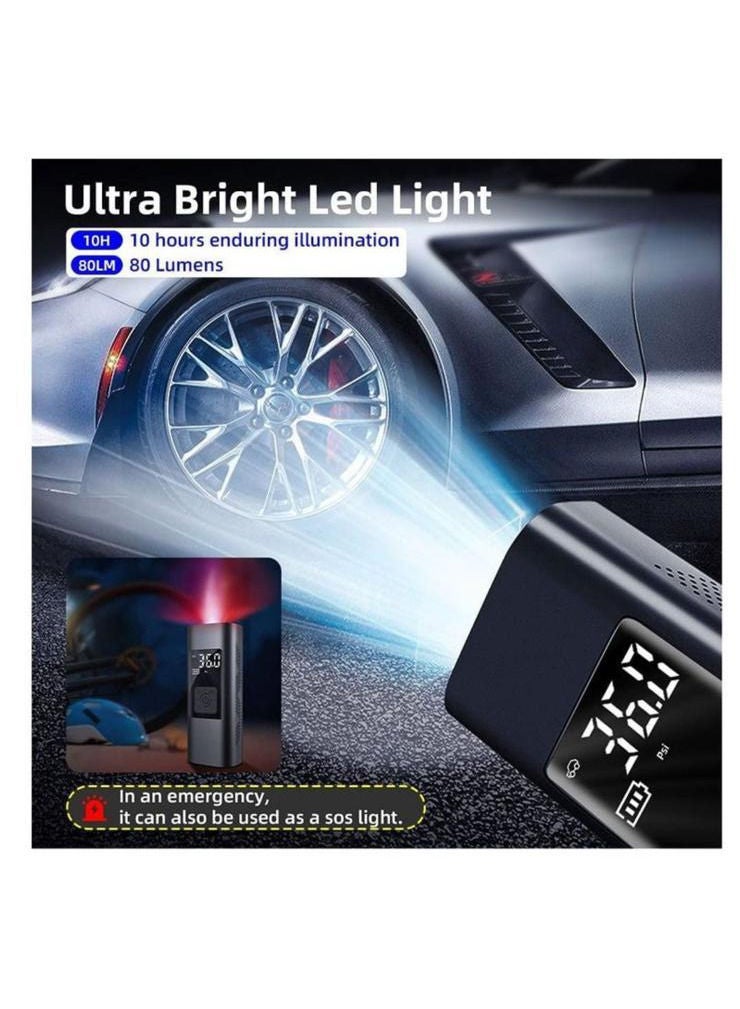 Electric tire pump with digital display - Image 2