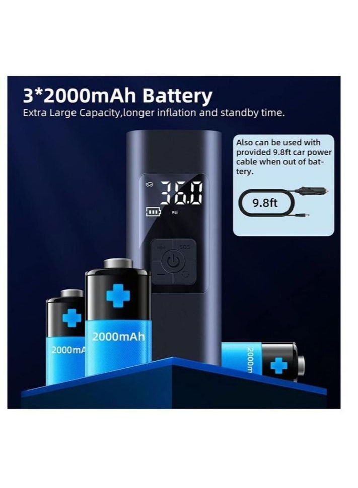 Electric tire pump with digital display - Image 3