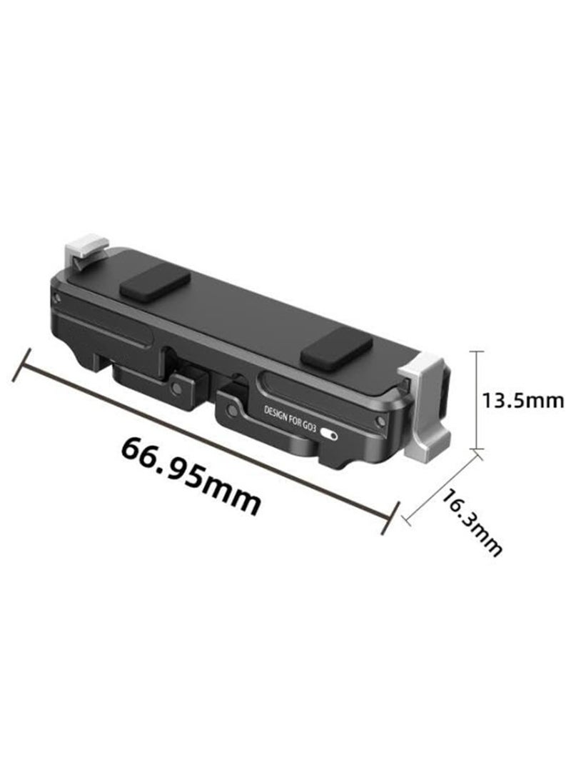 SYOSI - Magnetic Quick Release Mount Fit for Insta360 GO 3, Magnetic Mount Foldable Adapter, Magnetic Accessories Camera Mount, Conversion Adapter Tripod, Anti-Scratch Impact-resistant Easy Installation - Image 1