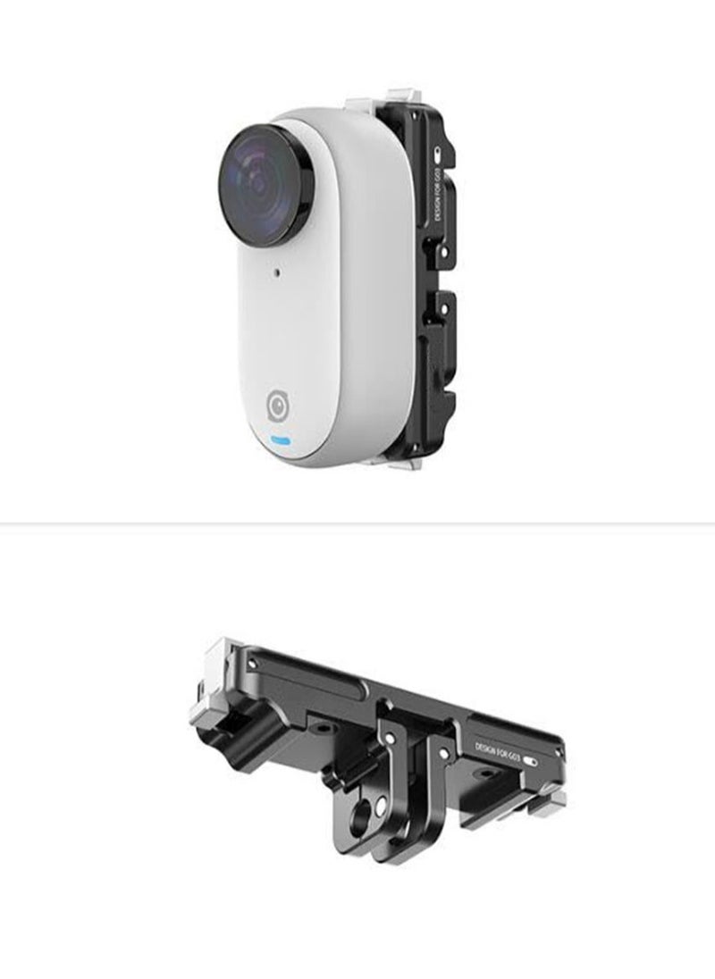 SYOSI - Magnetic Quick Release Mount Fit for Insta360 GO 3, Magnetic Mount Foldable Adapter, Magnetic Accessories Camera Mount, Conversion Adapter Tripod, Anti-Scratch Impact-resistant Easy Installation - Image 1