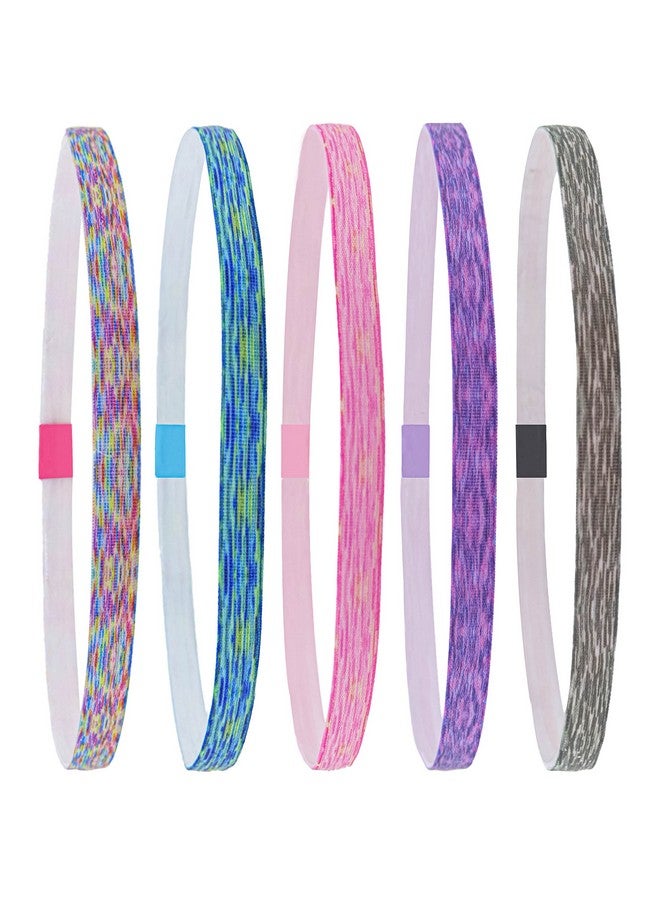 FROG SAC Sac 5 Sports Headbands For Girls (Space Tie Dye) - Image 1