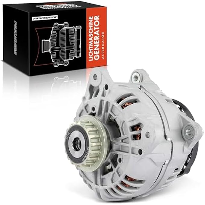 Frankberg Alternator Generator 150A Compatible with M.u.l.t.i.v.a.n V 7EF 7EM 7EN 7HF 7HM 7HN 2.5 TDI 2003-2005 T.o.u.a.r.e.g 7L6 7L7 7LA 2.5 TDI 2003-2005 Replace# 012 16150 13 US - Image 1