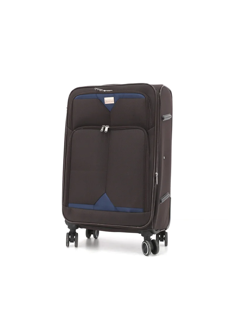 CAPITAL CAPITAL 4-Piece Soft Luggage Set | 20", 24", 28" & 32" Travel Suitcase Set | Lightweight Softside Trolley Bags | 360° Spinner Wheels | Durable Fabric | Telescopic Handle