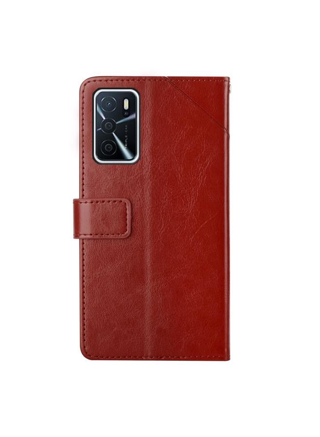 S-TOP Case For OPPO A54 / A16 4G Y Stitching Horizontal Flip Leather Phone Case - Image 3