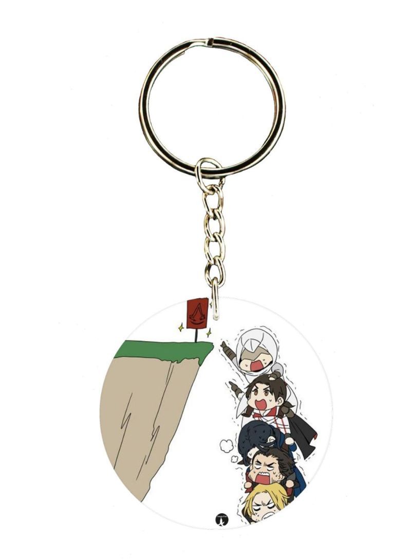 RKN Assassins Creed Double Side Printed Keychain