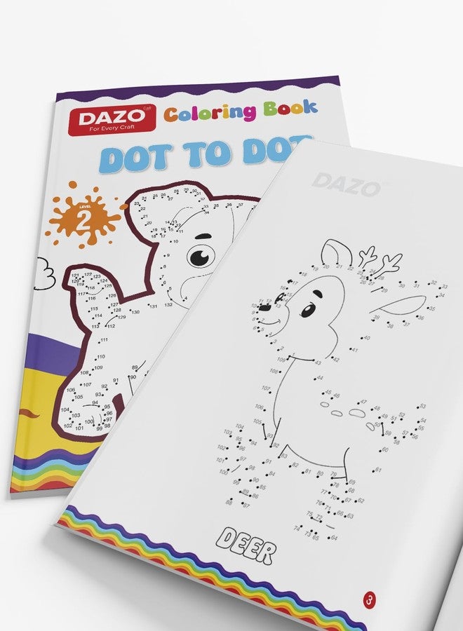 Dazo Coloring Book | Dot to Dot & Color: Fun & Educational Activity Book for Kids | 8.5 x 11 Inches | Boosts Focus, Creativity, and Number Recognition - Image 4