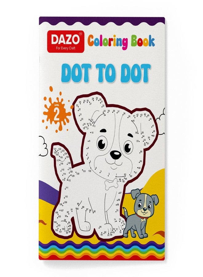 Dazo Coloring Book | Dot to Dot & Color: Fun & Educational Activity Book for Kids | 8.5 x 11 Inches | Boosts Focus, Creativity, and Number Recognition - Image 1