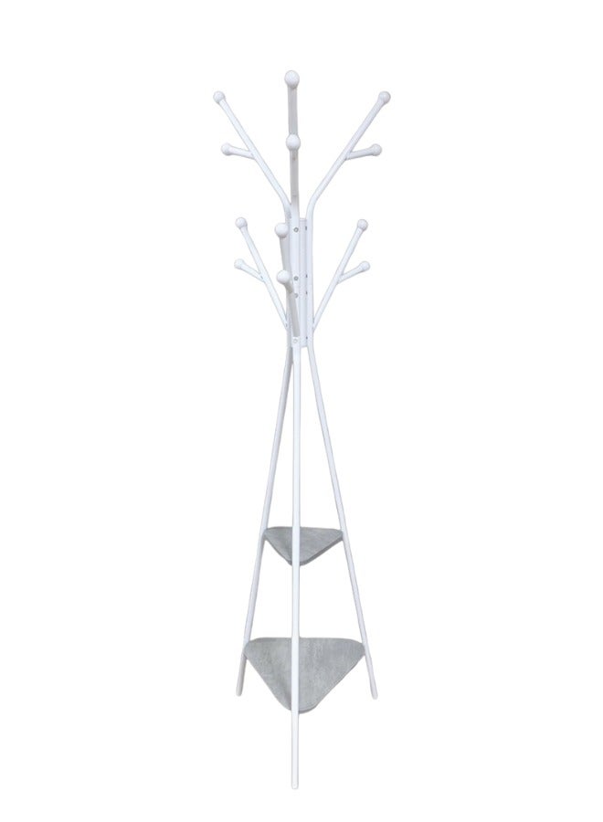Generic Modern Clothes Rack with Wooden Storage Shelves - Perfect for Organizing Clothes and Accessories 