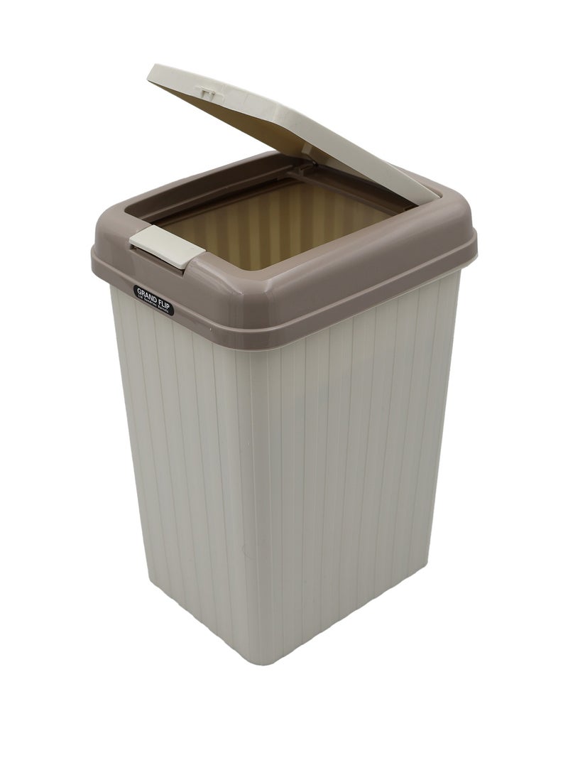 Ideal Pack Plastic Dustbin with Lid – 36 x 27 cm | Compact Covered Trash Bin for Home, Bathroom, Office, or Kitchen | Sturdy, Easy-to-Clean Design - Image 3
