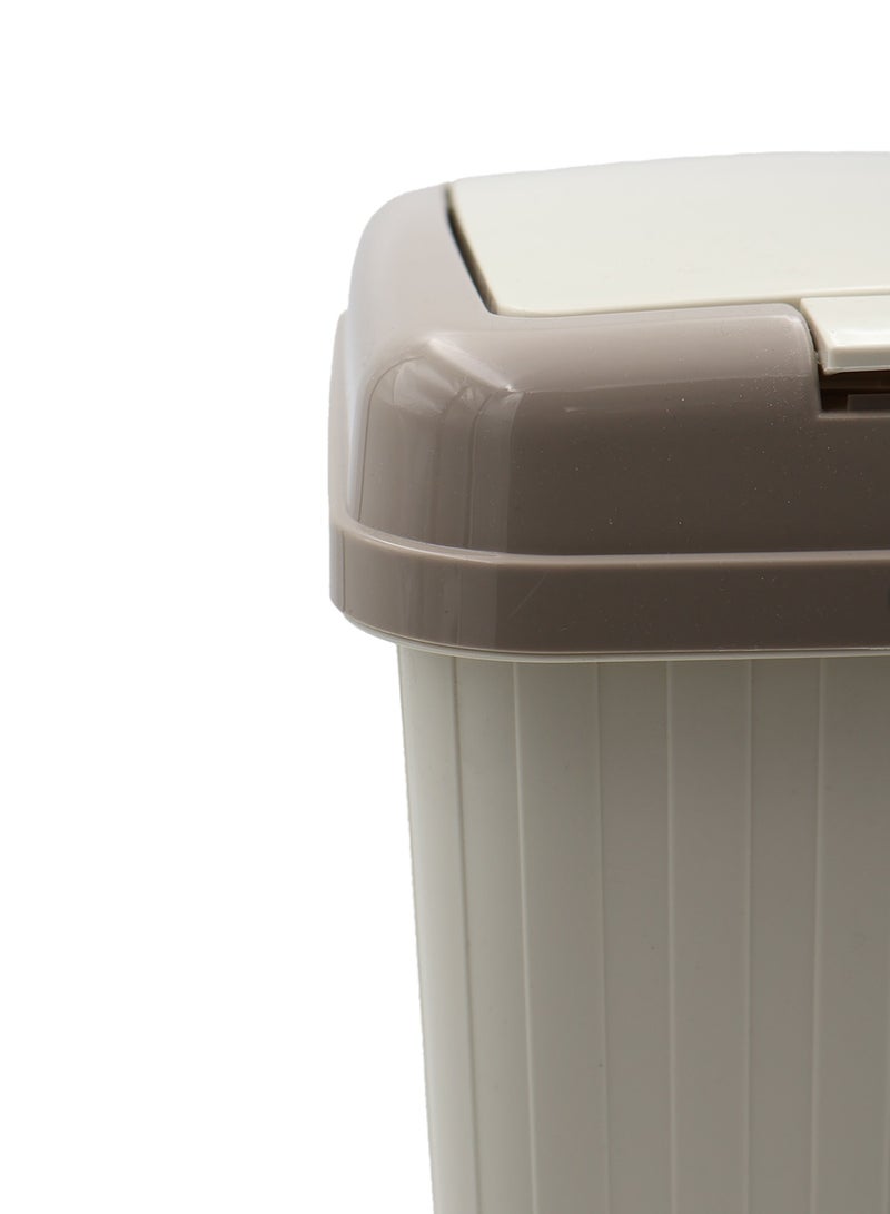 Ideal Pack Plastic Dustbin with Lid – 36 x 27 cm | Compact Covered Trash Bin for Home, Bathroom, Office, or Kitchen | Sturdy, Easy-to-Clean Design - Image 5