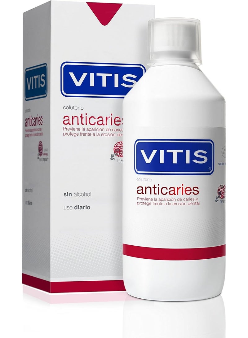 Vitis Anticaries Mouthwash 500ml – Advanced Fluoride Protection for Strong, Healthy Teeth
