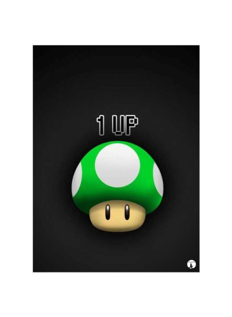 RKN Super Mario Printed Mousepad Black/Green/Beige