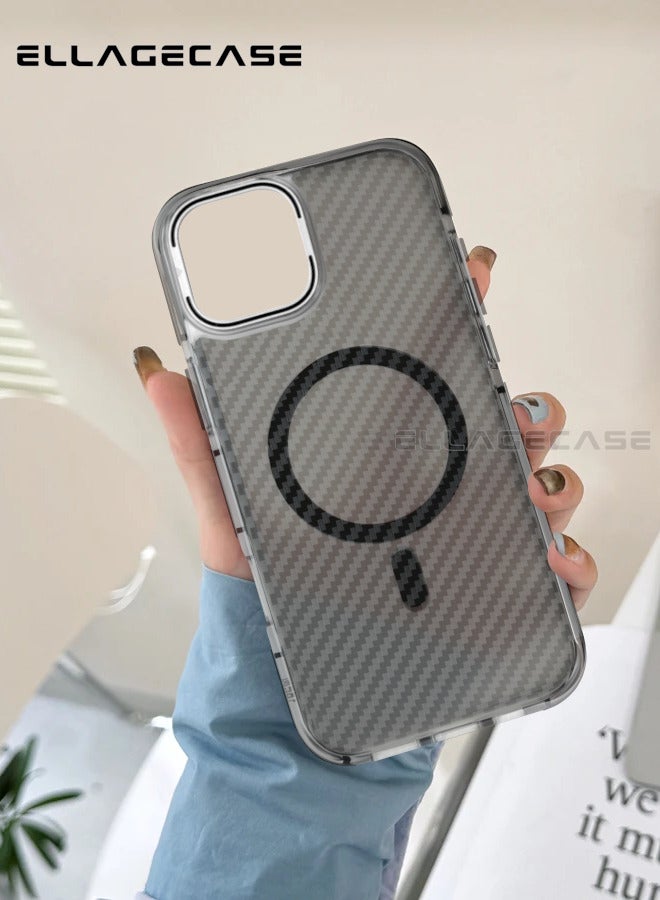 ELLAGECASE حافظة مع حامل لجهاز آيفون 15، حماية كاميرا صلبة، مضادة للصدمات، متوافقة مع ماغسيف والشحن اللاسلكي - Image 5