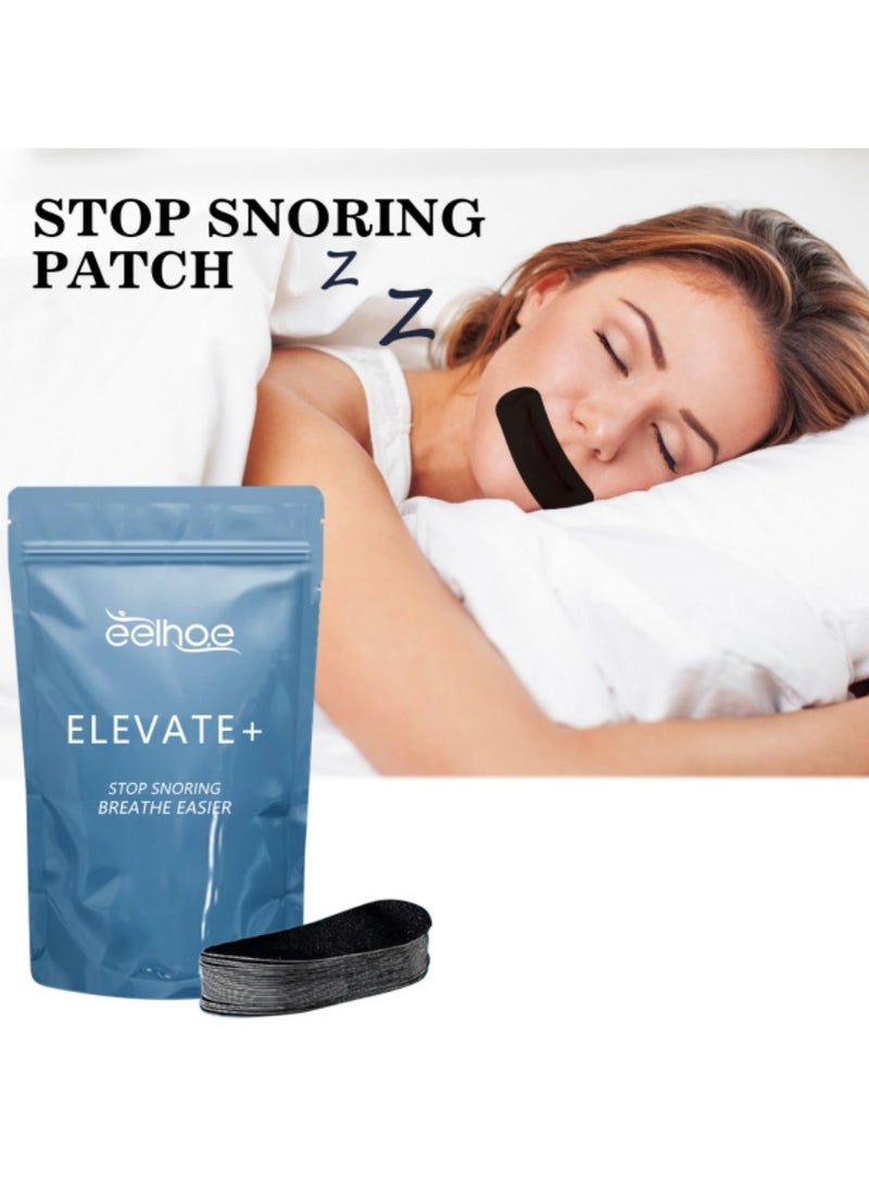 EELHOE 30 Pcs Stop Snoring Breathe Easier Patch,Super Anti Snoring Solution For Men And Women,Clear The Way To Breathe Better Air,Reduce Snoring,Relieve Nasal Congestion Caused By Colds And Allergies  - Image 1