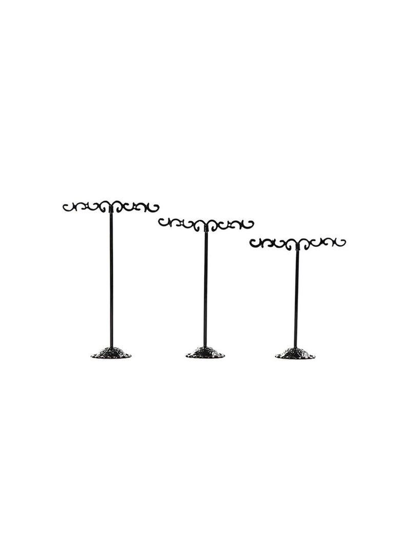 GGOOT 3PCS Earrings Display Jewellery Stand Earring Holder Ring Necklace Organizer Bangle Display Tower Rack Stand Charms Bracelet Storage Holder Organizer Creative and Useful - Image 1