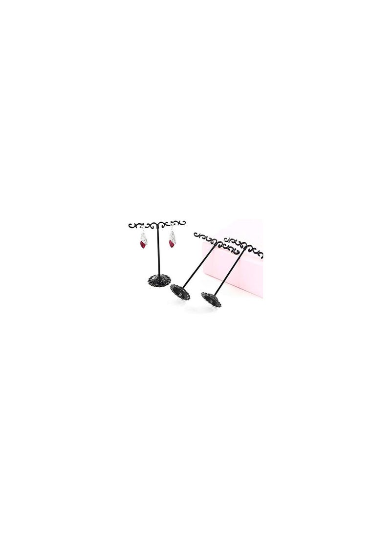 GGOOT 3PCS Earrings Display Jewellery Stand Earring Holder Ring Necklace Organizer Bangle Display Tower Rack Stand Charms Bracelet Storage Holder Organizer Creative and Useful - Image 2