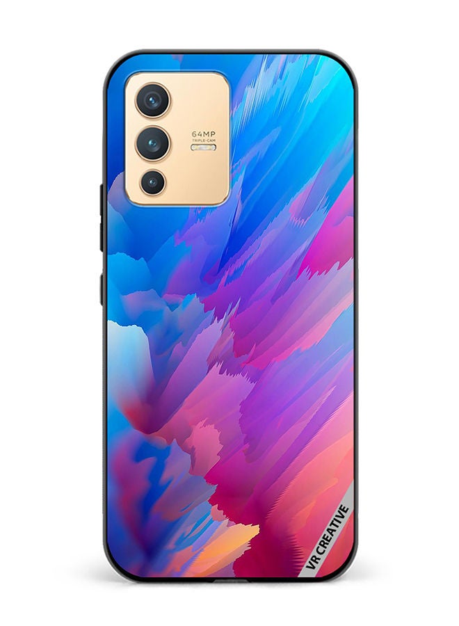 VR CREATIVE Protective Case Cover For Vivo V23 5G Layers Design Multicolour - Image 1