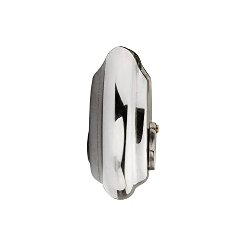 Link Disc Lock 90mm Padlock | Stainless Steel Body | Hardened Shackle | 3 Silver Keys with Hi-Tech Nickle | 1 Padlock | Made in India | 10 Years Warranty - Image 4