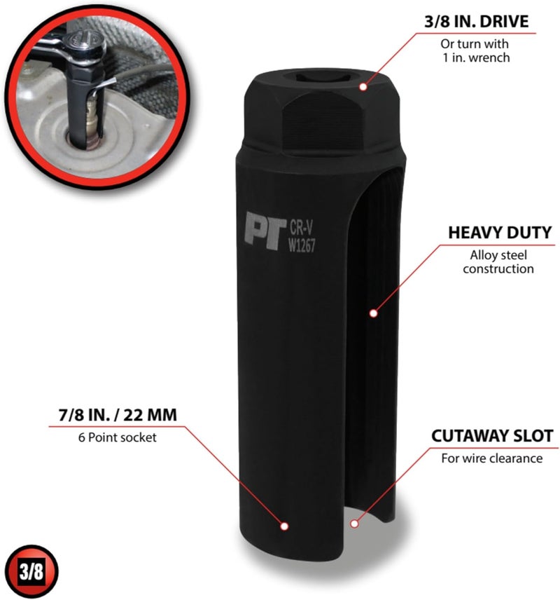 Performance Tool W1267 Oxygen Sensor Socket for Computerized Engines - Image 2