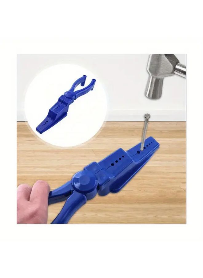 Red Plastic Nail Holder For Hammering Slip Joint Pliers Finger Safety Tool 1pc - Image 4