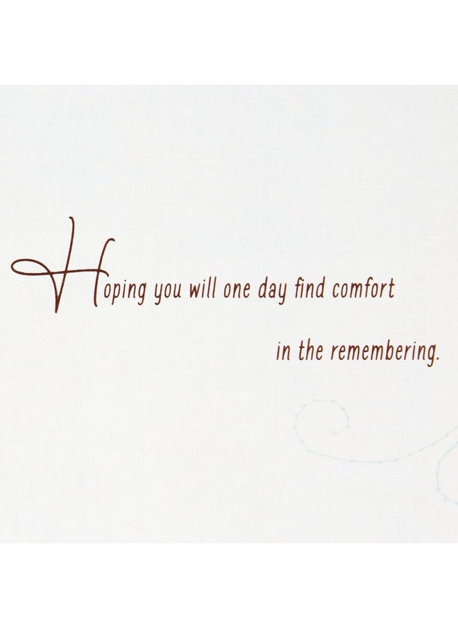 Hallmark Hallmark Sympathy Card (Gemstone Feather)  - Image 4