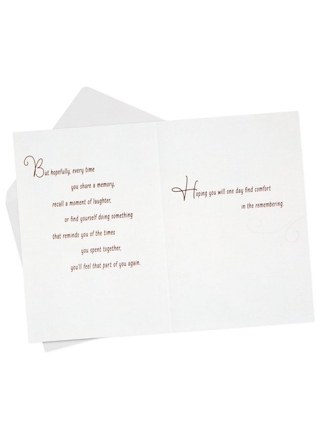 Hallmark Hallmark Sympathy Card (Gemstone Feather)  - Image 2