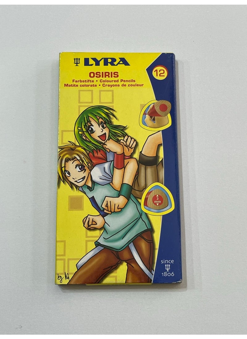 Lyra Osiris 12 Colors Triangle Crayon  - Image 1