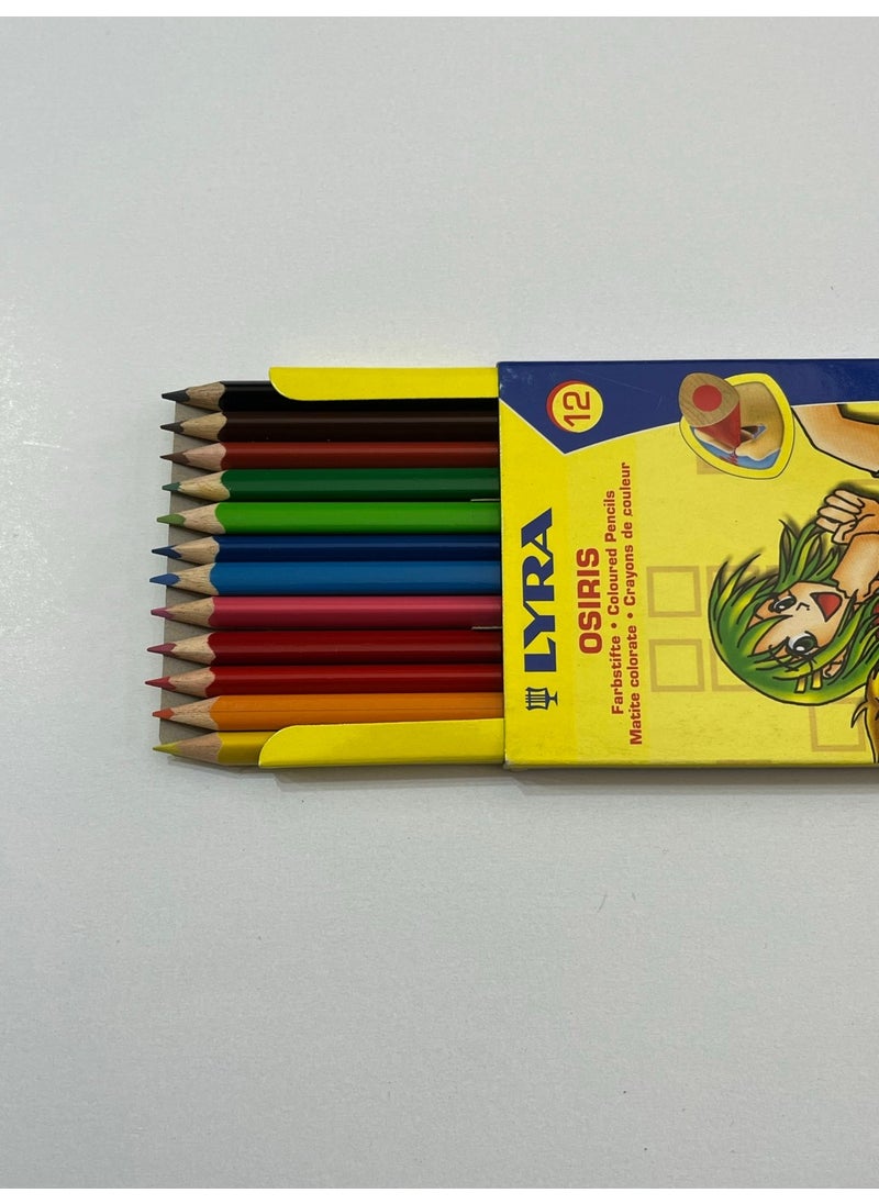 Lyra Osiris 12 Colors Triangle Crayon  - Image 3