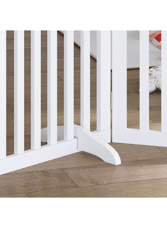 Pawland Support Feet for 360 Degree Configurable Dog gate Gate Collection (White) - Image 2