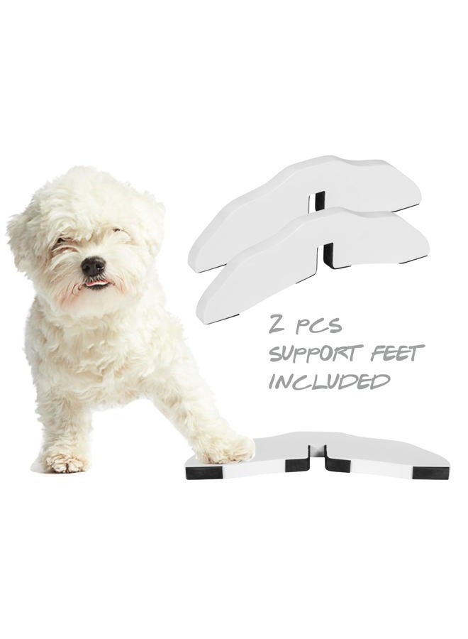 Pawland Support Feet for 360 Degree Configurable Dog gate Gate Collection (White) - Image 3