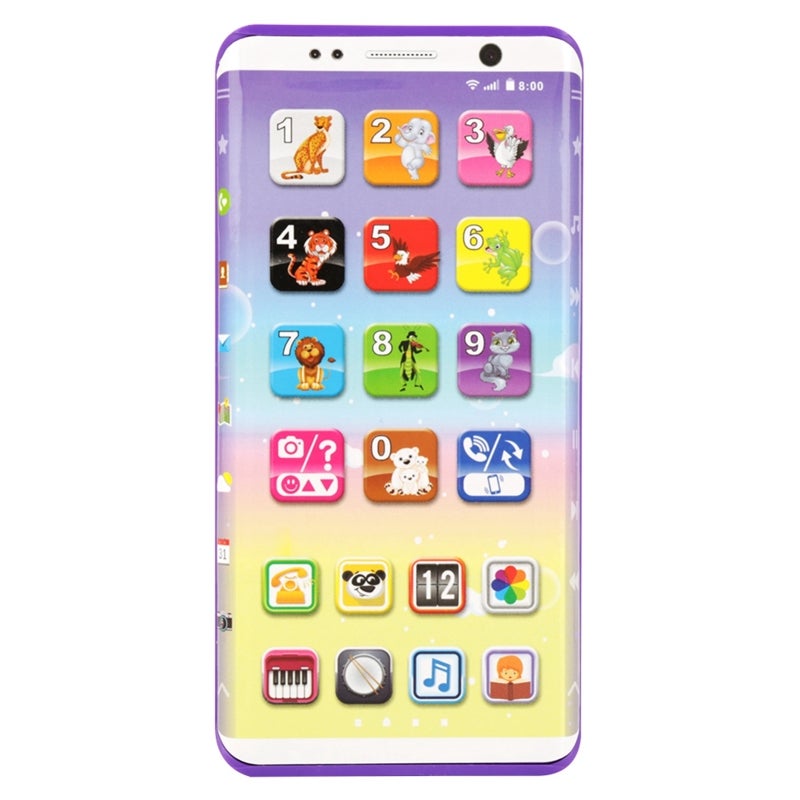 Educational Phone Toy: ABS Non-Toxic Material, Realistic Design, 14 Modes 38 Functions - USB Rechargeable Interactive Baby Toy for Toddlers Early Learning - Image 3