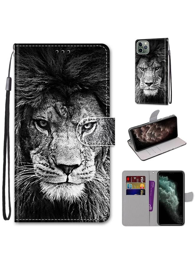 S-TOP Case For iPhone 11 Pro Max Coloured Drawing Cross Texture Horizontal Flip PU Leather Case with Holder & Card Slots & Wallet & Lanyard - Image 1