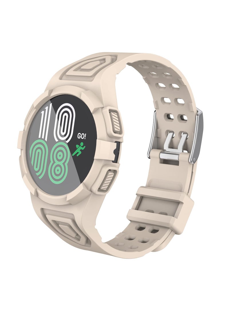 Y&D Band with Case Compatible Galaxy Watch 5 44mm, for 4 44mm Case, Shockproof Sport TPU Replacement Strap  - Image 1