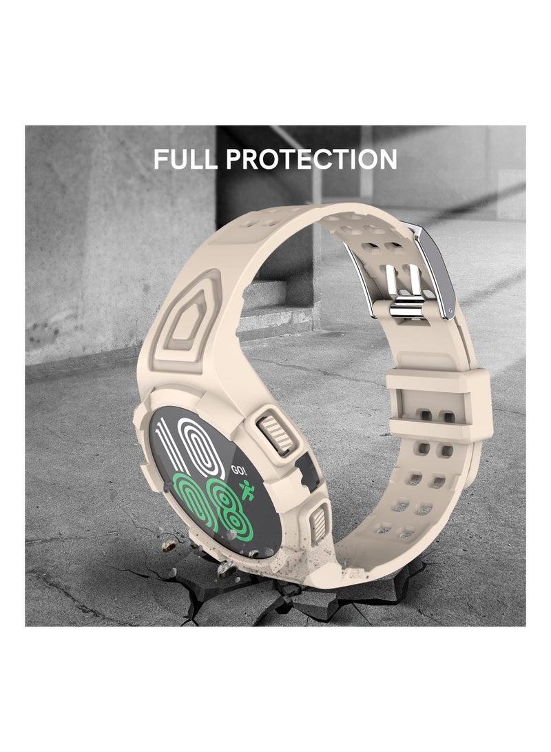 Y&D Band with Case Compatible Galaxy Watch 5 44mm, for 4 44mm Case, Shockproof Sport TPU Replacement Strap  - Image 5