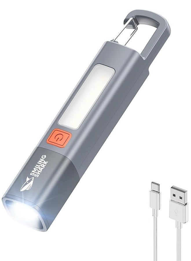 Camping Light Multifunctional flashlight that integrates Torch light rechargeable camping light  reading light  flashlight - Image 1