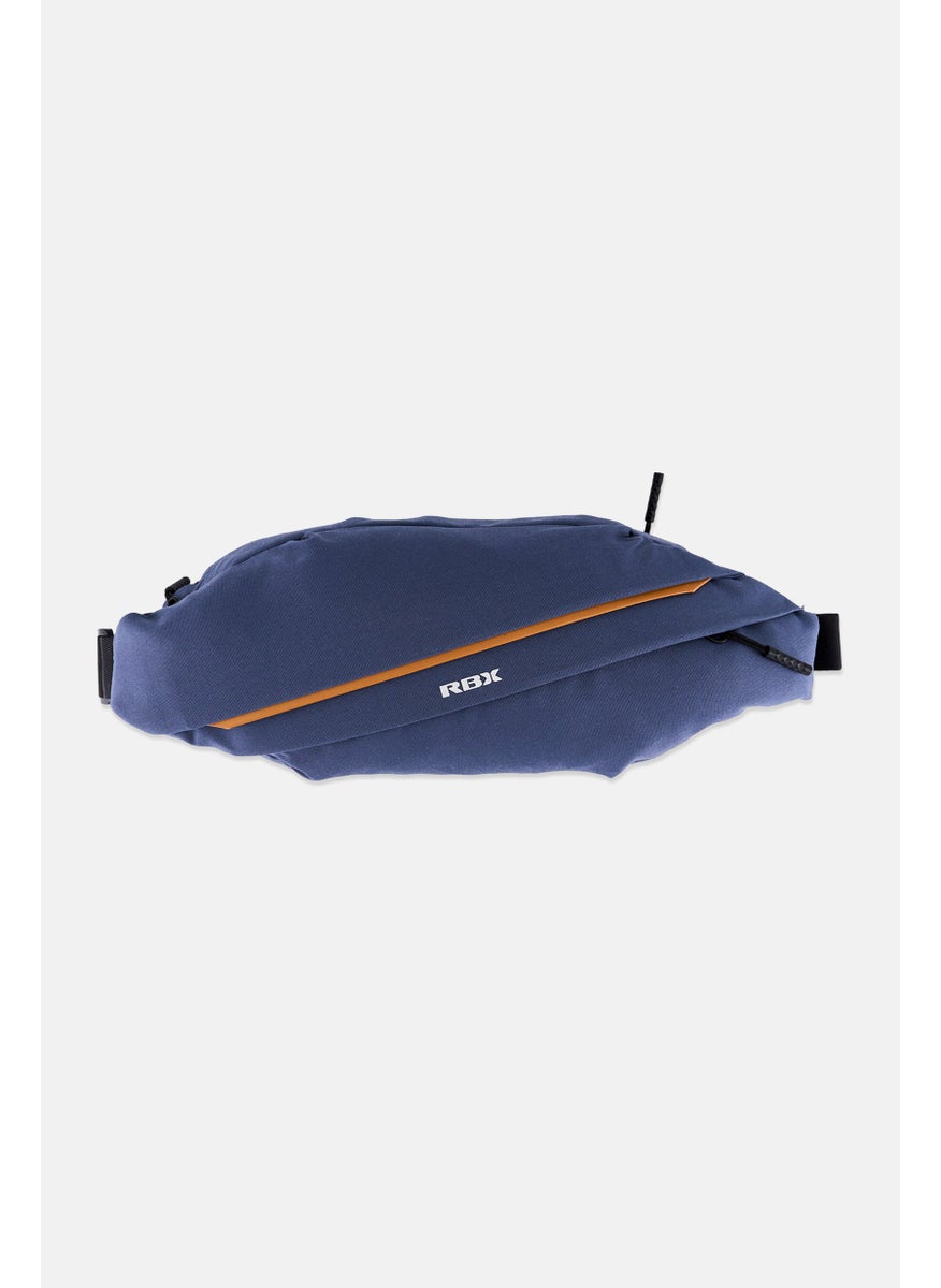 RBX - Men Brand Logo Fanny Pack 17 H x 38 L x 6 W cm, Blue/Black - Image 1