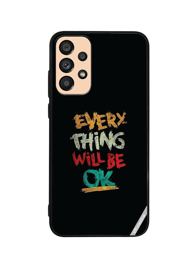 VR CREATIVE Protective Case Cover For Samsung Galaxy A72 Everything Will Be Ok Design Multicolour - Image 1