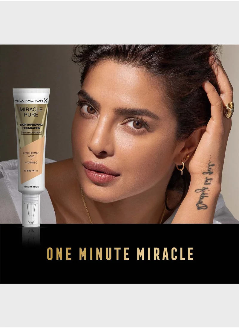Max Factor Miracle Liquid Foundation –  80 –  Bronze