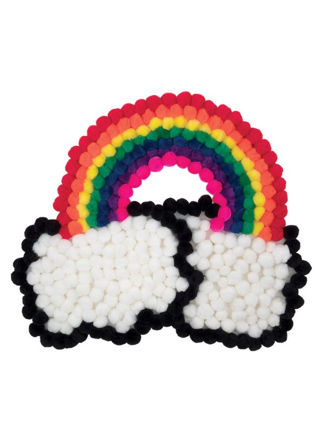 Creativity Street Pom Pons 100Piece X 1 Inch White  - Image 2