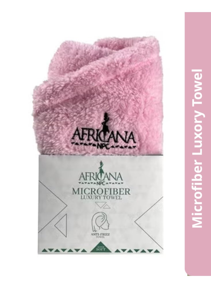 أفريكانا إن بي سي منشفة مايكروفايبر الفاخرة - بينك - Image 1