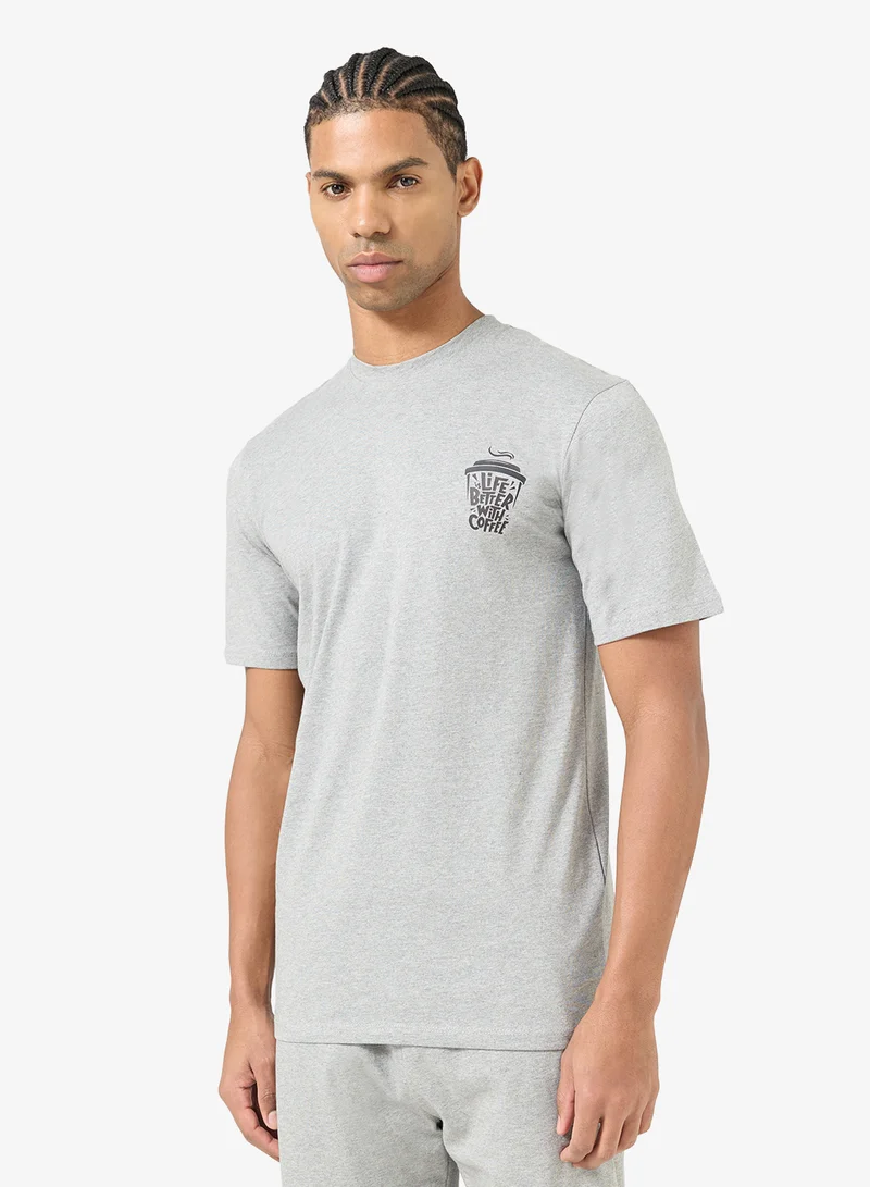 Seventy Five  Nightwear T-Shirt & Shorts Set for Men | Best Price UAE