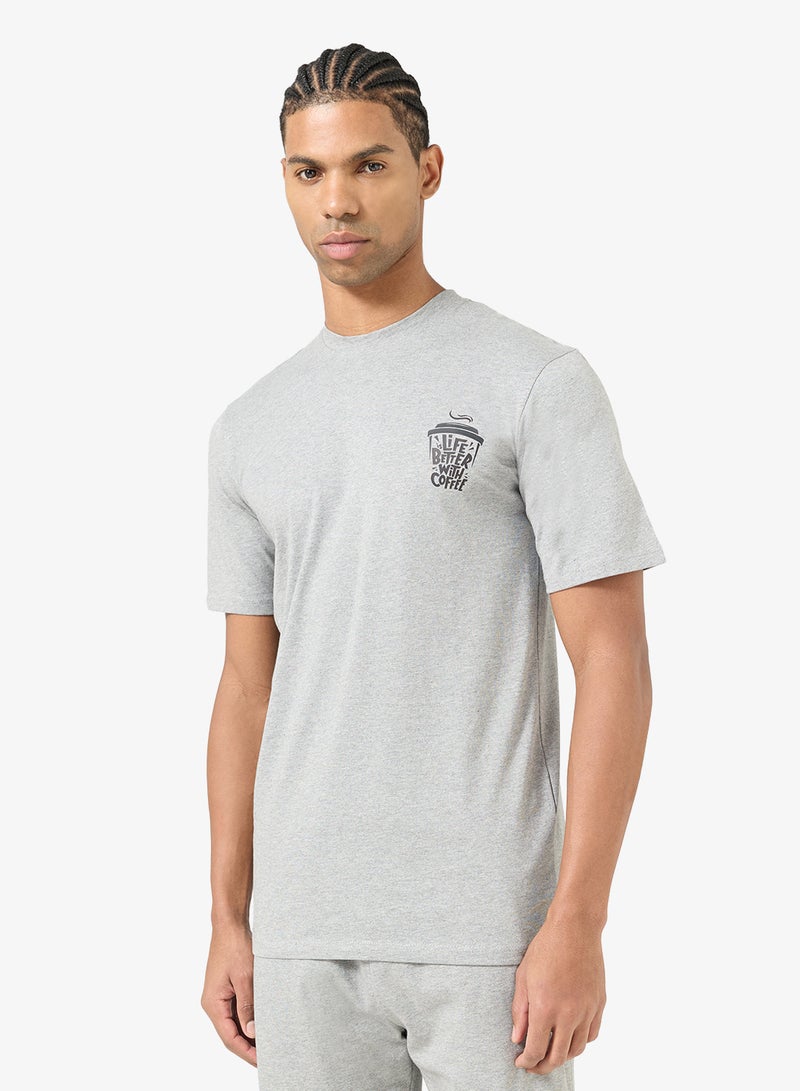 سفنتي فايف طقم بيجامة تيشيرت وشورت - Image 3