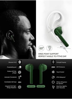 Motim TWS Wireless Earbuds, Noise Canceling Earphones 5.0 Bluetooth Headphones, Waterproof Stereo Headsets, 4-5H Music Playtime USB-C Quick Charge with Built-in Mic  - Image 5