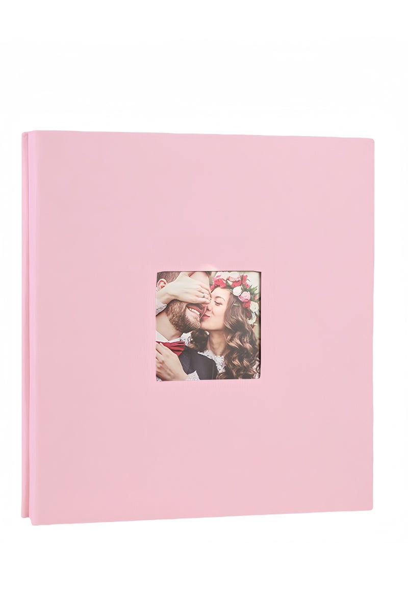 ألبوم صور DIY بغلاف قابل للتبديل من Time Museum، 40 صفحة من ألبوم الصور اللاصق ذاتيًا، يمكنه حمل 360 صورة، مناسب لحفلات الزفاف والأطفال والسفر والعائلة وصور الأطفال. (وردي) - Image 1