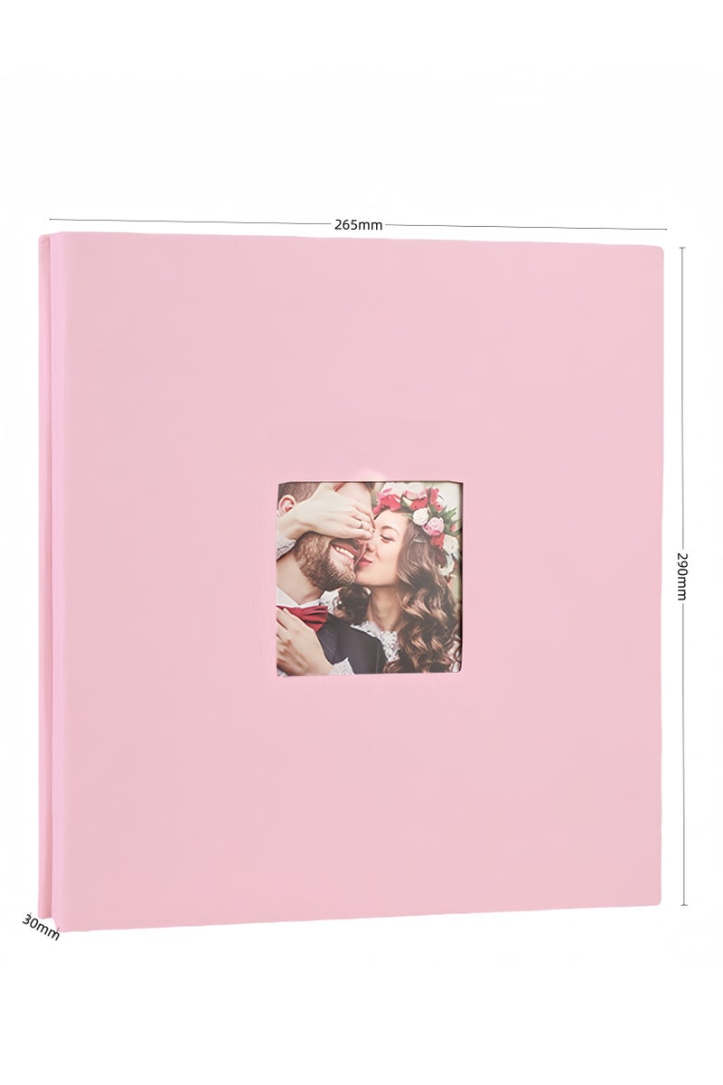 ألبوم صور DIY بغلاف قابل للتبديل من Time Museum، 40 صفحة من ألبوم الصور اللاصق ذاتيًا، يمكنه حمل 360 صورة، مناسب لحفلات الزفاف والأطفال والسفر والعائلة وصور الأطفال. (وردي) - Image 3