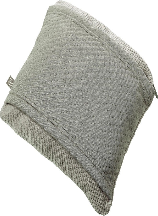 Go Travel Deluxe Wearable Blanket, Cozy, Fleece Blanket for Comfortable Rest in Airplane, Bus, Car, and Train, Doubles as Pillow and Lumbar Support, Packs in with Luggage, Travel Essentials, Gray - Image 2