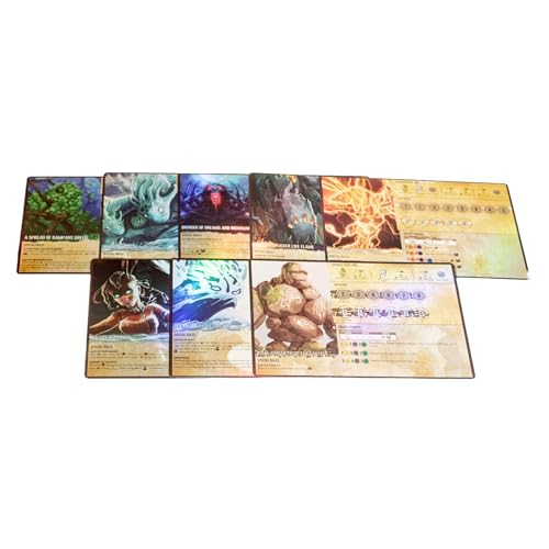 Greater Than Games Spirit Island Base Game Foil Panels Cooperative Strategy Board Game Accessory Premium Component Upgrade - Image 5