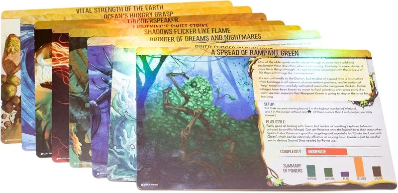 Greater Than Games Spirit Island Base Game Foil Panels Cooperative Strategy Board Game Accessory Premium Component Upgrade - Image 3
