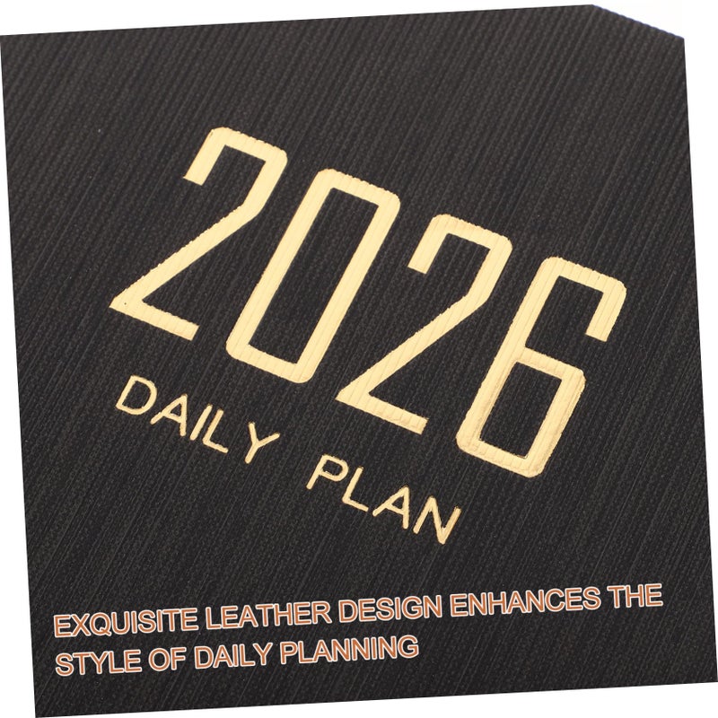 Weekly Planner with PU Cover Academic Calendar Organizer with Habit Tracker Monthly Layout - Image 4